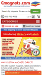 Mobile Screenshot of custommagnetsdirect.com